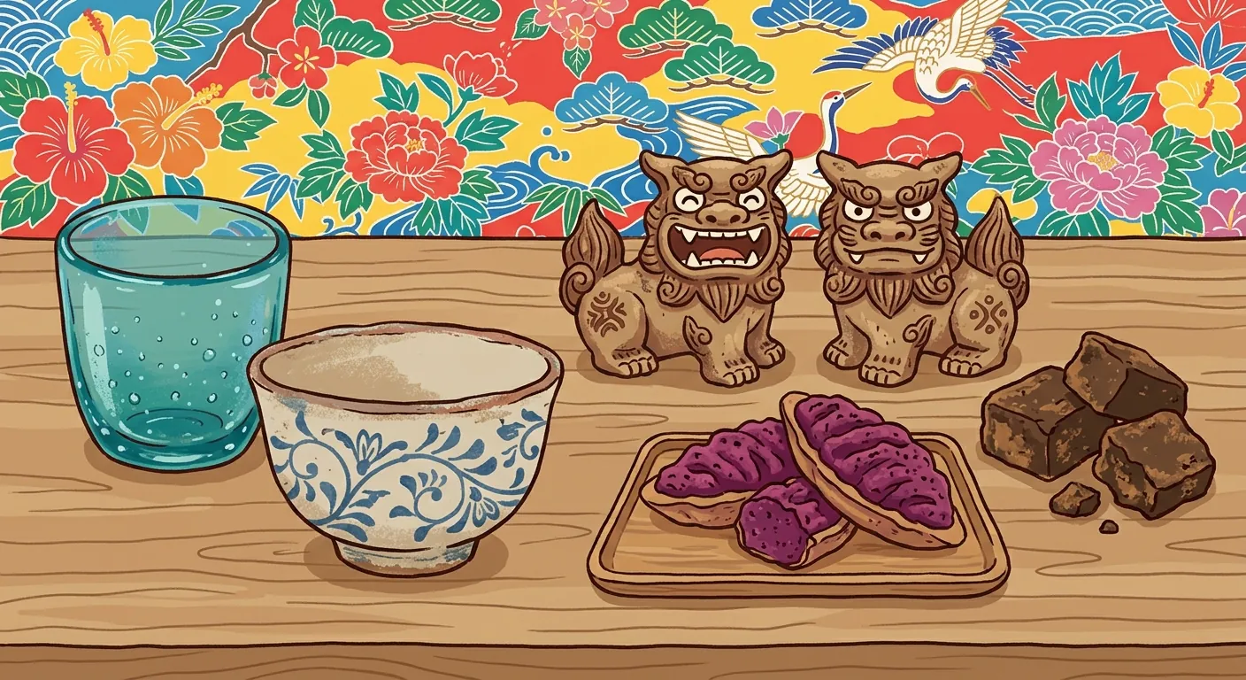 文章封面，呈現沖繩特色伴手禮