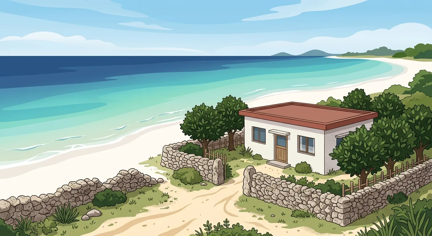 呈現伊良部島一帶安靜海邊住宿的氛圍