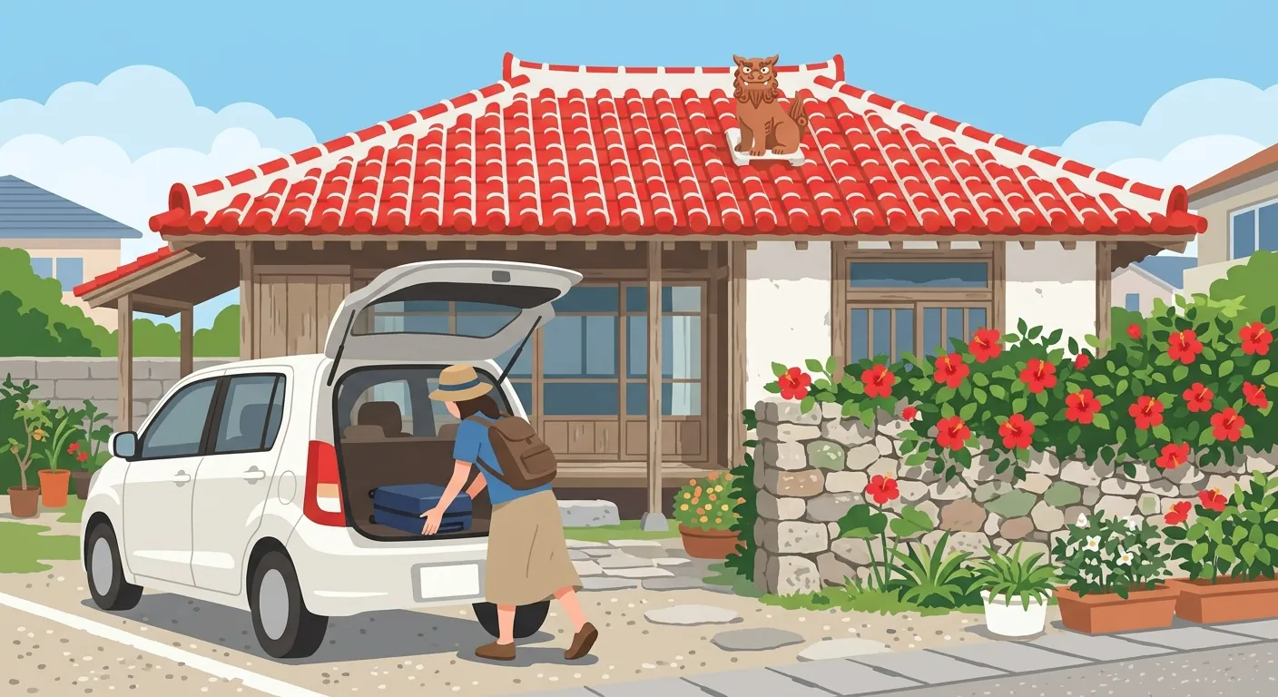 沖繩租車取車出發的主視覺